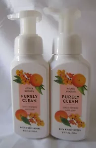 Bath & Body Works Gently Foaming Lot of 2 PURELY CLEAN - KITCHEN MANDARIN - Picture 1 of 3