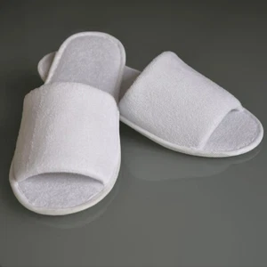 Hotelslipper Frottee Slipper Hausschuhe Hotel Pantoffeln Latschen Schuhe DORIA - Bild 1 von 5