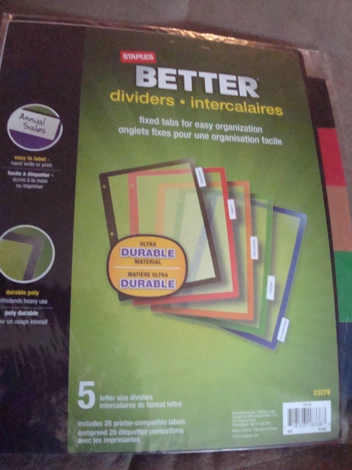 GRAPAS MEJORES DIVISORES INTERCALAIRES PESTAÑAS FIJAS  Foto 1 de 1