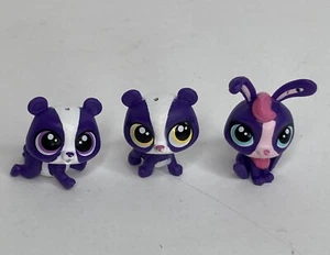 Lote de 3 Littlest Pet Shop LPS Surprise Families Pandas & Bunny #3904 3906 3907 - Imagen 1 de 6