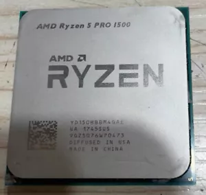 AMD Ryzen 5 PRO 1500 3.5 GHz 4-Core Socket AM4 CPU 35W R5 PRO 1500 Processor - Picture 1 of 2
