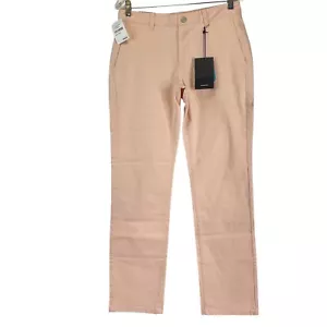 Pantaloni chino Bonobos da uomo beige taglia 30/30 elasticizzati lavati a metà altezza gamba dritta nuovi con etichette - Foto 1 di 11
