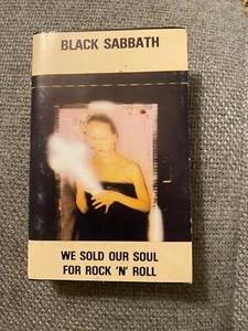Black Sabbath *We Sold Our Soul For Rock N Roll *j-card INSERT *NO cassette tape - Picture 1 of 4