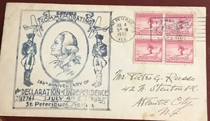 156 Aniversario de la Declaración de Independencia Correo Aéreo Evento Cubierta 7/4/1932 - Imagen 1 de 1