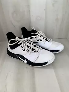Nike P. George Basketball Black & White Sneaker Mens Size 10.5 Great Condition - Picture 1 of 14