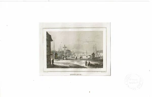 Gravur HONFLEUR Nyon Rausch Malerischer Reiseführer 1830 - Bild 1 von 2