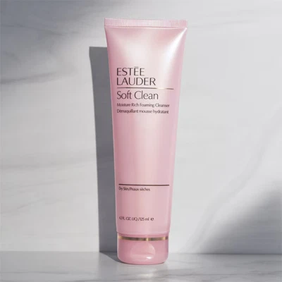Estee Lauder Soft Clean Moisture Rich Foaming Cleanser 4.2oz/125ml Full Sz NEW - Image 1 of 2