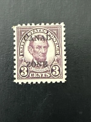 US Canal Zone Stamps Scott #98 - 3¢ Lincoln Mint Not Hinged - Image 1 of 2