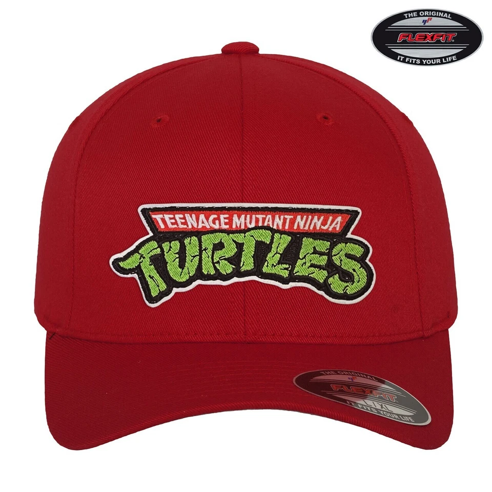 Gorra de béisbol con licencia oficial Teenage Mutant Ninja Turtles logotipo TMNT Flexfit Foto 1 de 1