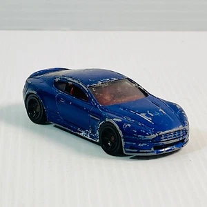 Hot Wheels 2010 Blue Aston Martin R6459 - Exotics Exclusive - Picture 1 of 8