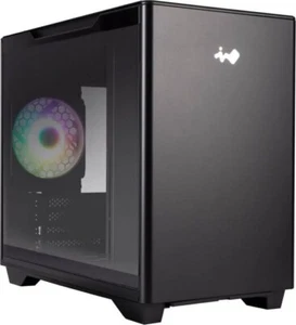 InWin A3 Mini-Tower Tempered Glass - schwarz - Bild 1 von 4