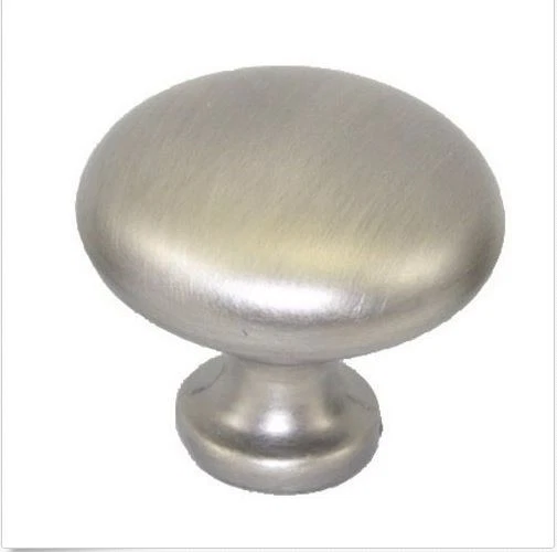 Y&Y DECOR 50 Pcs Mushroom Knobs Brushed Nickel Kitchen Cabinet Drawer Pull Handle
