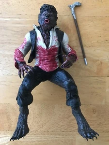 Mezco Wolfman 7" Figure Blockbuster Exclusive Bloody Universal Studios Monsters - Picture 1 of 2