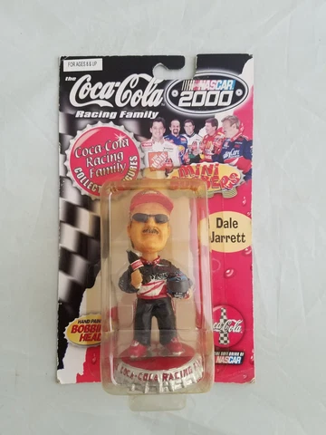 2000 Dale Jarrett Bobblehead Nascar Coca-Cola Racing Family Collectible NIB 4.5" Cover