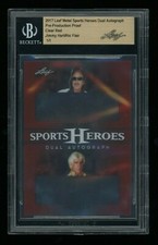 Ric Flair and Jimmy Hart BGS Slabbed 2017 Leaf Metal Sports Heroes Red 1/1