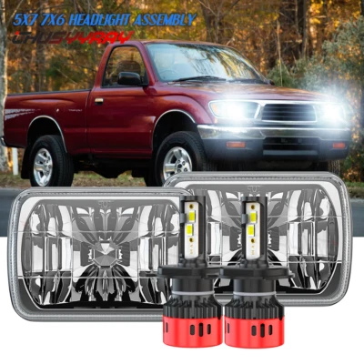 2 шт светодиодных фар для Ford B600 B700 1980 1981 1982-1989 7x6 дюймов 5x7 герметичный луч - Изображение 1 из 4