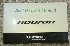2007 Hyundai Tiburon Owner's Manual with Clear Vinyl Storage Case - Picture 1 of 5