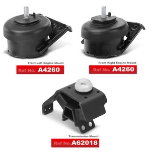 3x Auto Engine Motor & Transmission Mount for Toyota 4Runner FJ Cruiser 4.0L RWD - Picture 1 of 7