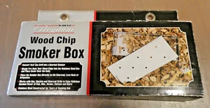 Mr. Bar-B-Q Wood Chip Smoker Box for Gas Electric & Charcoal Stainless NEW NOS - Picture 1 of 4