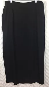 JS Collections Skirt Black Maxi Women Size 14 - Picture 1 of 6