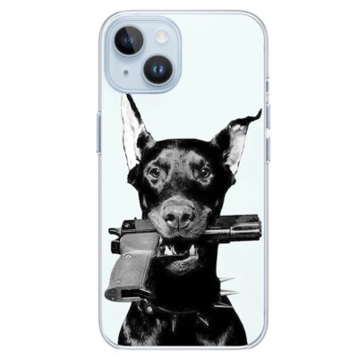 Funny Puppy Dog Case For iPhone 15 14 13 12 11 Pro Max Plus Mini XR XS X SE 8 7 - Image 1 of 2