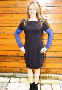 dress robe tunique bicolore M& FRANCOIS GIRBAUD sleevescope T 38 NEUVE ÉTIQUETTE - Picture 1 of 5