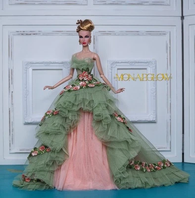 Handmade Outfit for Fashion Royalty,Fr2,Barbie model muse doll by Monaeglow - Image 1 of 4