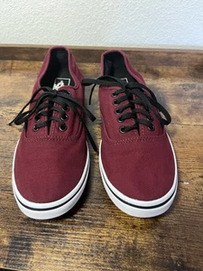 Vans Port Royale Maroon Red Burgundy Men's Size 7 Women 8.5 Canvas Off the Wall - Picture 1 of 7