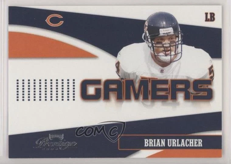 2004 Playoff Prestige Gamers /750 Brian Urlacher #G-5 HOF - Image 1 of 2
