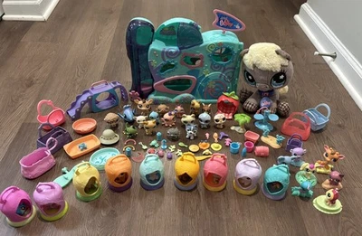 Littlest Pet Shop LPS Lot of Assorted Pets, Accessories, House, McDonalds, GC! - Image 1 of 4