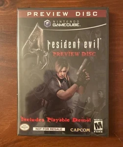 SEALED Resident Evil 4 Preview Disc Nintendo GameCube Not For Resale Game Demo - Picture 1 of 4