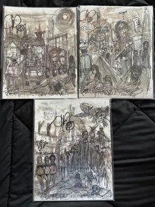 ROGUE STATE #1 3ER SET SIGNIERT MIT COA SMITH DARNELL CHUCK D VARIANTE COMICBUCH - Bild 1 von 1