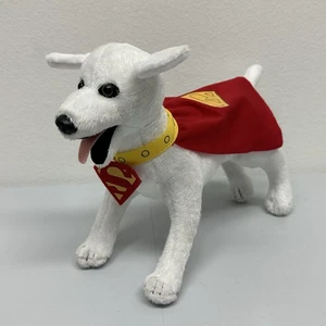 Six Flags DC Comics Superman Super Dog Krypto Plush 2022 8” - Picture 1 of 10