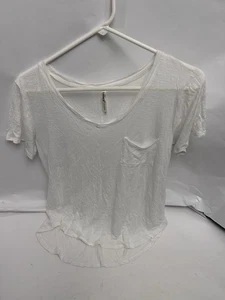 Tresics white womens medium vneck tshirt - Picture 1 of 4