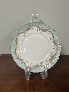 Royal Tettau Herzogin blau grün Salatteller 8 Zoll Demitasse Deutschland EUC - Bild 1 von 5