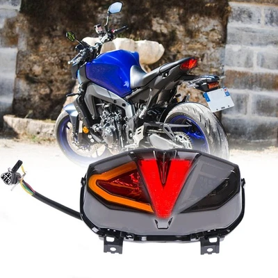 SMOKED LED Tail Light Signal Lamp Fits For 2021-2022 Yamaha MT-09/MT-09 SP - Image 1 of 4