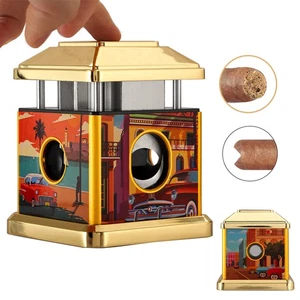 Cortador de guillotina de cigarros de escritorio Galiner 4 tamaños cortadores en V acero inoxidable afilado - Imagen 1 de 12