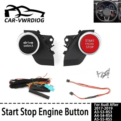 Retrofit Start Stop System Engine Ignition Starter Switch For AUDI A3 A4 2017-19 - Image 1 of 4