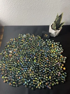 Gran lote de mármol vintage - 9 lb 5,8 OZ Caja - Imagen 1 de 13