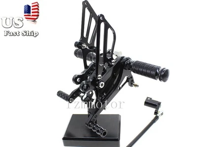 CNC Motorcycle Rearsets Footrest For Honda CBR954RR CBR929RR GP Shift 2000-2003 - Image 1 of 4
