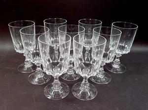 9 CRISTAL D'ARQUES DURAND LOUVRE 61/8" WEINGLÄSER - Bild 1 von 5