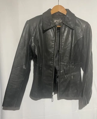 GUESS Genuine Leather Moto Jacket – Size Small - Image 1 of 4