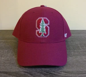 Stanford Cardinal 47 Brand Hat Cap strapback Adjustable Maroon OSFA Tree Logo - Picture 1 of 8
