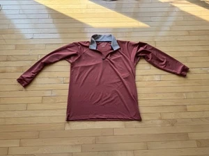 Oxford Golf Men’s 1/4 Zip Pullover Long Sleeve Stretch Blue Size XL - Picture 1 of 8