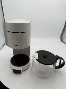 Braun Aromaster 10 Cup Coffee Maker Type 4085 White w/ Carafe Tested & Working - Picture 1 of 9