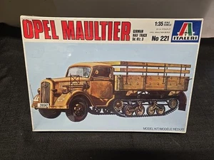 Italeri Opel Maultier German Half Track 1/35 Scale Model Kit Old Stock/Sealed - Picture 1 of 8