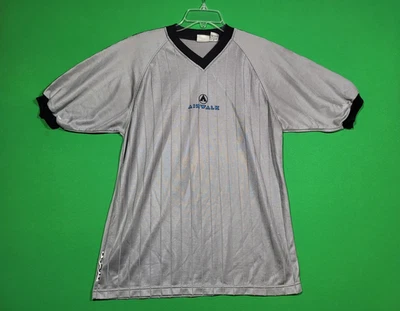 Camiseta deportiva Airwalk vintage años 90 adulto gris mediano rayas monopatín en línea Foto 1 de 4