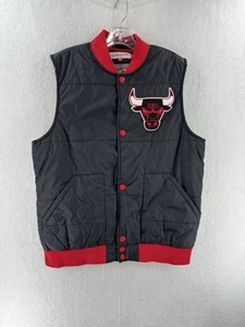 Mitchell & Ness Nba Chicago Bulls Button Down Vest Size M Rare 2012 Vintage - Picture 1 of 12