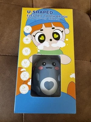 Escova de dentes infantil em forma de U 360° limpeza completa para idades 2-6 - Imagem 1 de 4