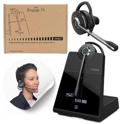 Kabellose Mono-Kopfhörer mit Mikrofon Jabra Engage 75 - Bild 1 von 4
